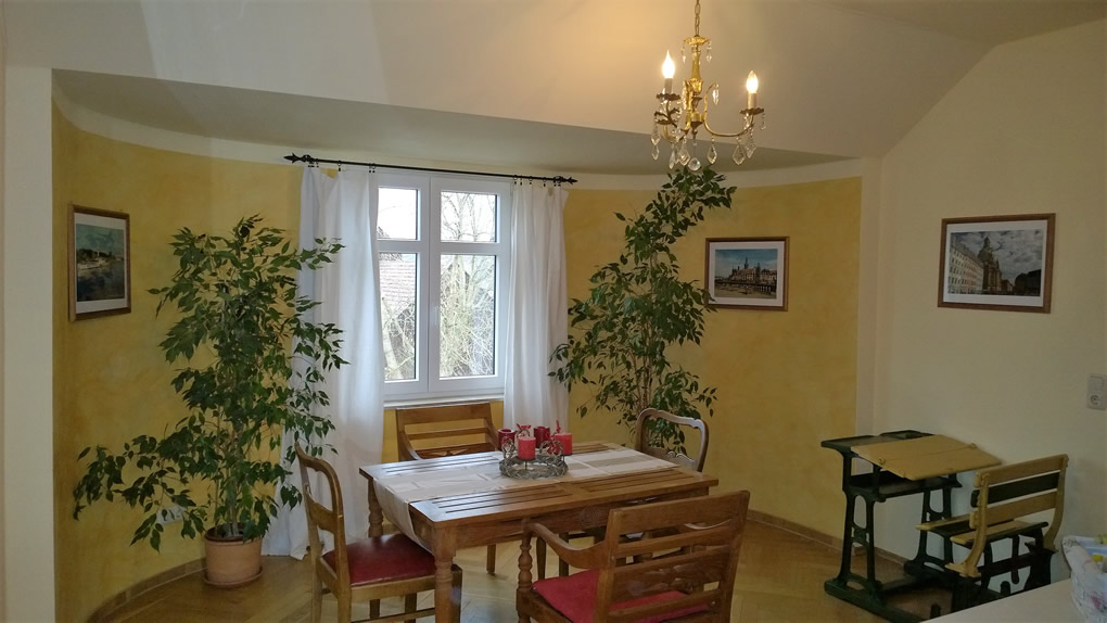 Fewo Griess Wohnzimmer Dachgeschoss